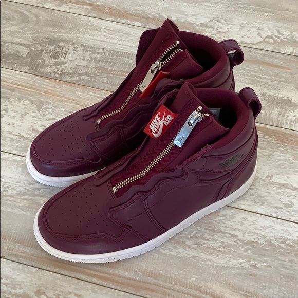 NWT Nike Air Jordan 1 zip premium Bordeaux - Picture 11 of 11